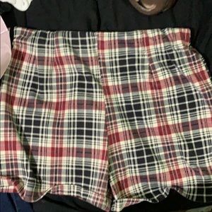 Plaid shorts $5